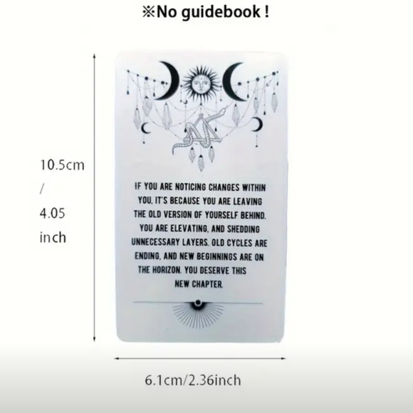 New TRAVEL Size Spirit Messages Oracle Deck-54 Cards  Helps with GRIEF & LOSS - Picture 3 of 3